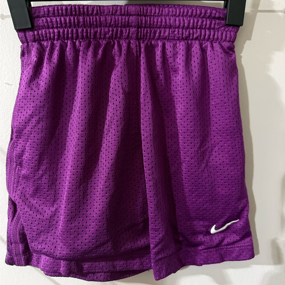 Nike Boys Purple Mesh Shorts, Sz XS
